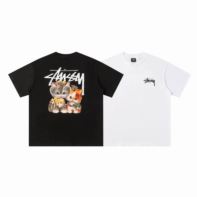 122# Stussy high quality short sleeves, 260g double yarn fabric, available now,