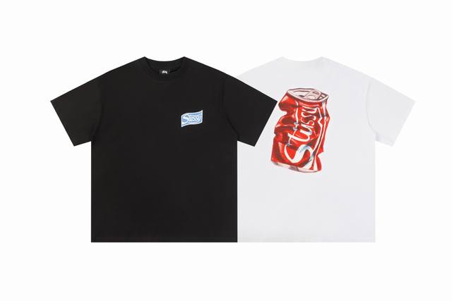 112# Stussy high quality short sleeves, 260g double yarn fabric, available now,