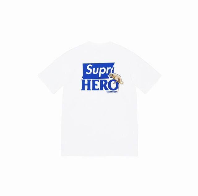 861 Supreme Antihero joint series Ss22 Week 17 Antihero Dog Tee puppy letter log