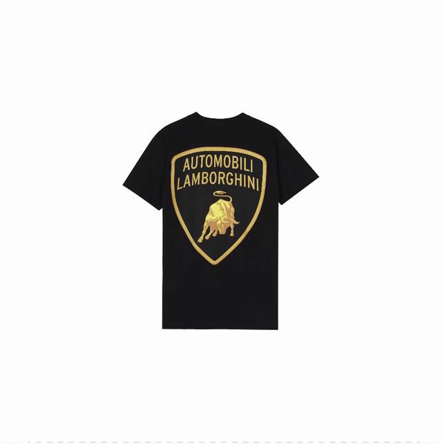 837 Supreme Week 6 X Automobili Lamborghini Tee Lamborghini joint printed logo s