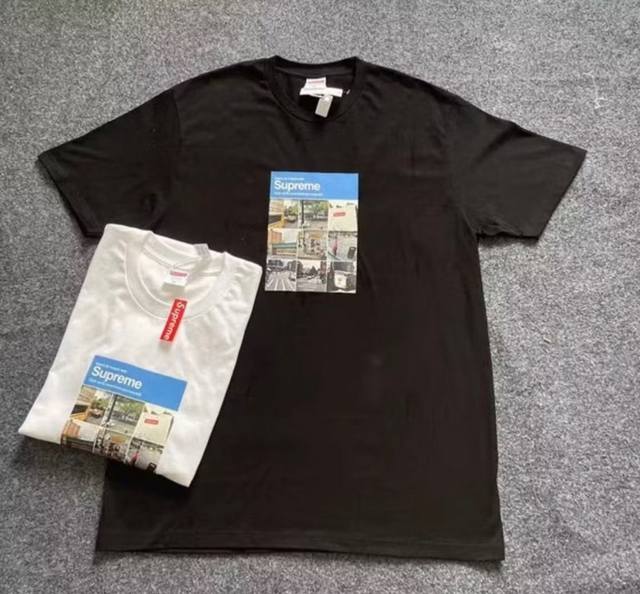8006 Supreme Fw20 Week 1 Verify Tee Logo Google Verification Printed Round Neck