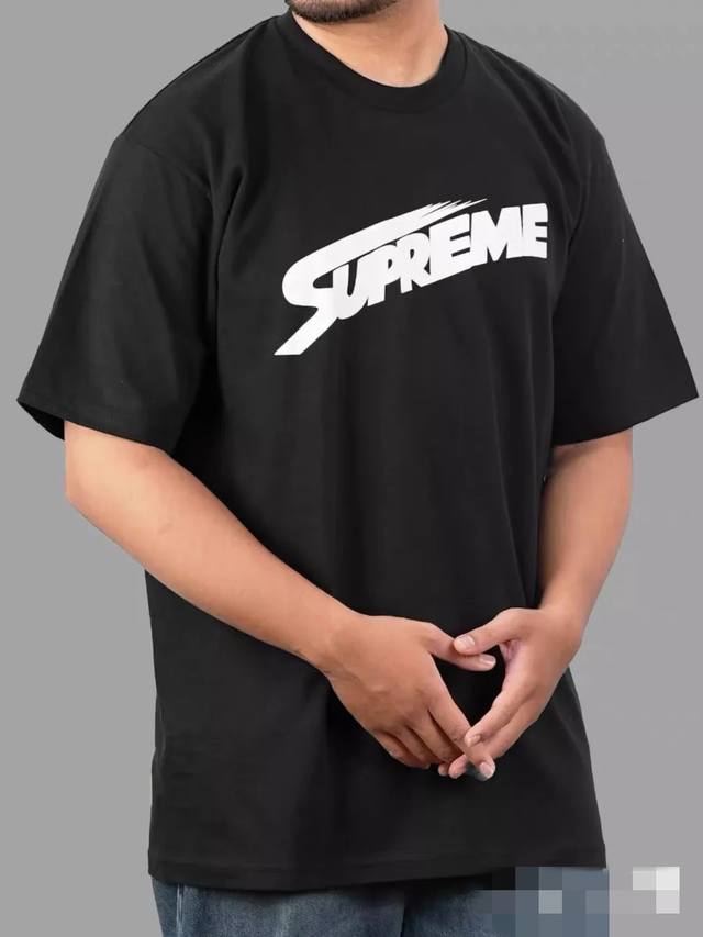 891 Supreme Fw23 Week7 Mont Blanc Tee Letter Printed Casual Round Neck Short Sle