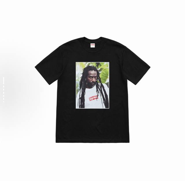 829 Supreme Buju Banton Tee Reggae Character Printed Short Sleeve T-shirt Unisex