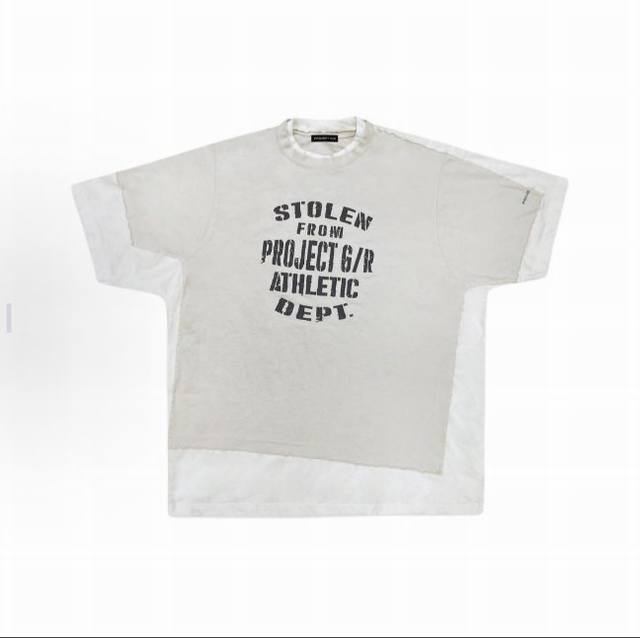 Top version Grailz Porject GR 24Ss visual dislocation splicing slogan drape silh