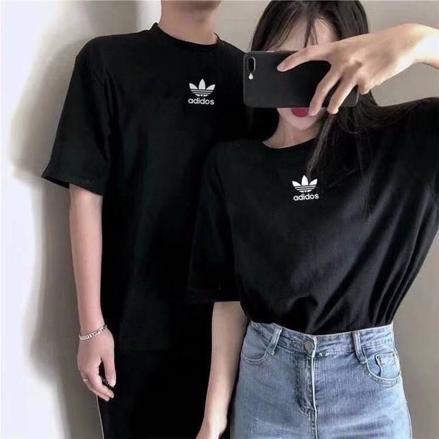 Model No. A226# Adidas Adidas Trefoil chest small logo short sleeve Kuaishou Ins