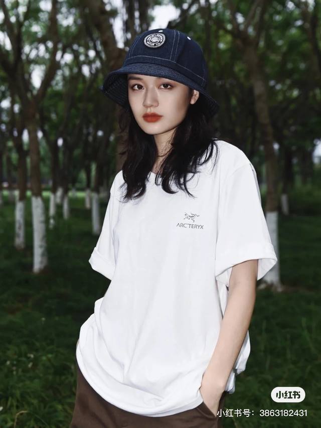 Model No. A214# Arc'teryx latest printed large logo short-sleeved T-shirt for me