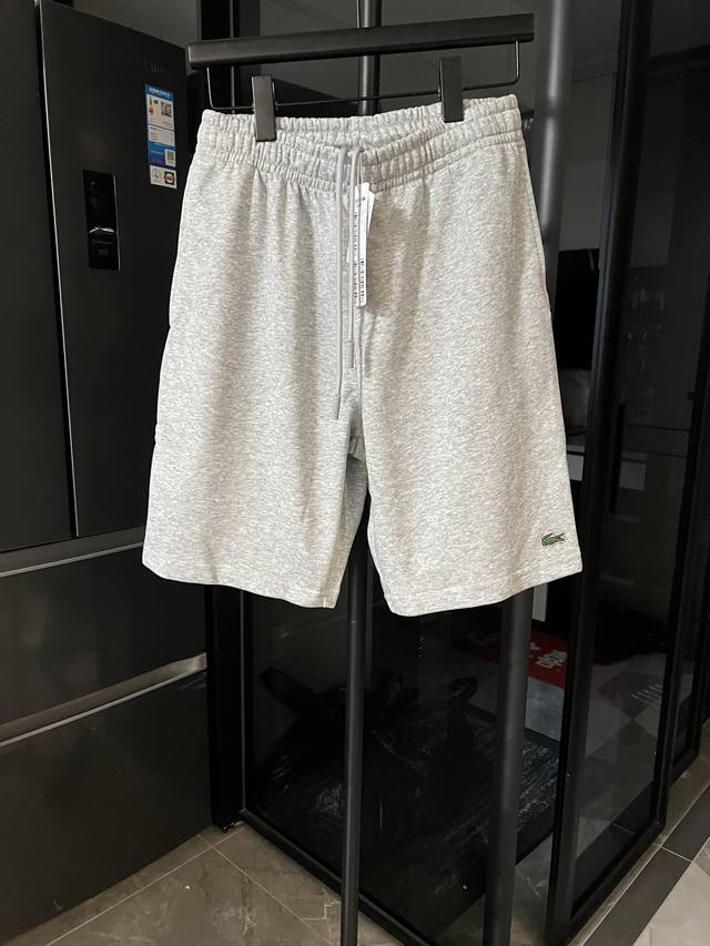 The next day Lacoste French crocodile 1:1 classic embroidered small label shorts