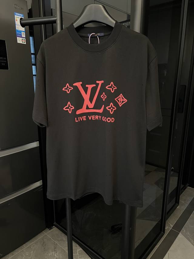 The next day Louis Vuitton 25Ss Donkey's interesting old flower letter print sho