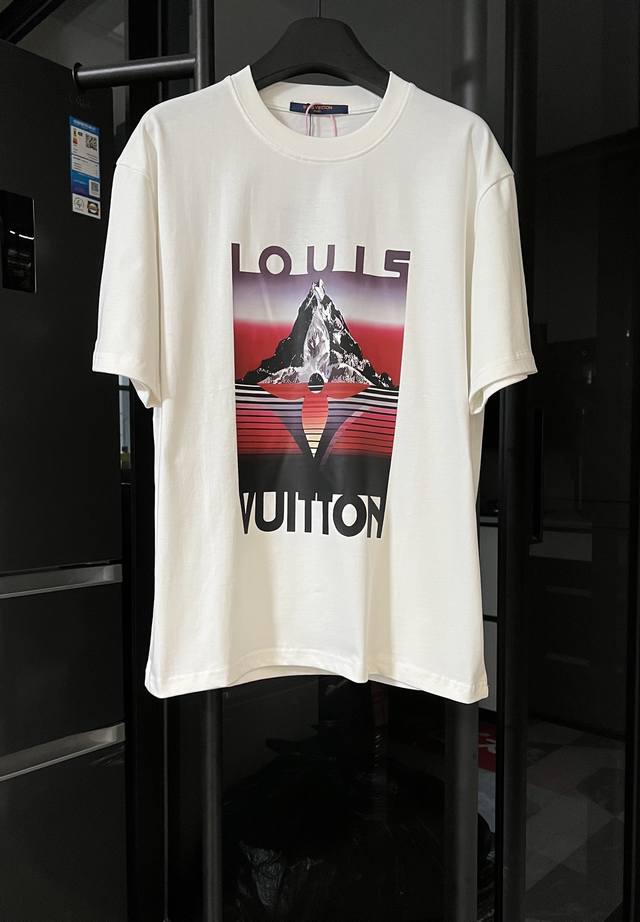 The next day Louis Vuitton 25Ss Donkey Snow Mountain Alpine Neon Short Sleeve Wh