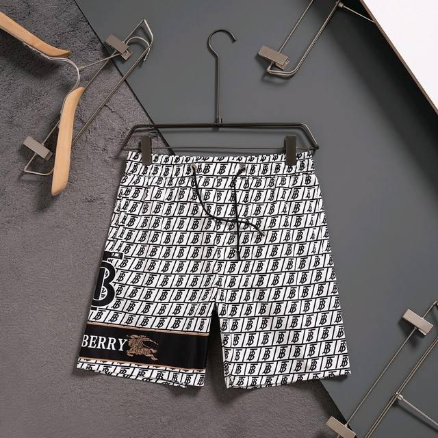 Burberry 2025 Spring and Summer new casual high-quality quick-drying pants woven