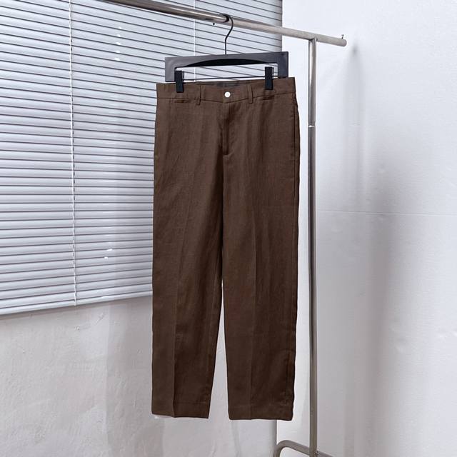 Dolce & Gabban* patchwork linen double-breasted trousers Size: 30.31.32.33.34.36