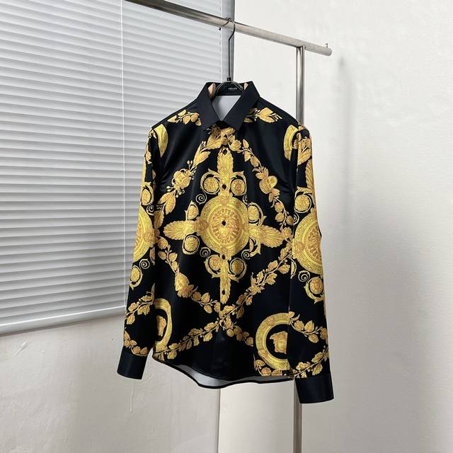 Versace Baroque print shirt Size: M-3Xl