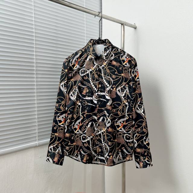 Versace all-over irregular print shirt Size: M-3Xl