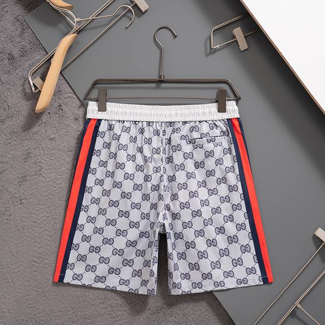 Gucci's new summer beach pants, classic print quick-drying shorts, for both men