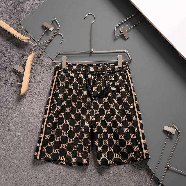 Dolce & Gabbana spring and summer new casual high-quality knitted jacquard short