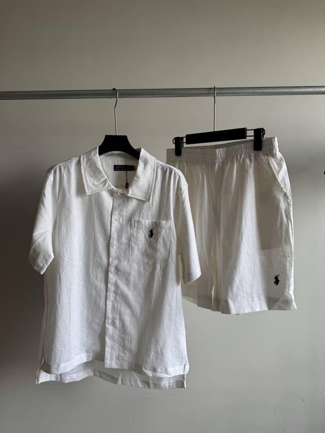 New arrival! Tops and pants 100 New arrival from Ralph Lauren, men's linen Cuban