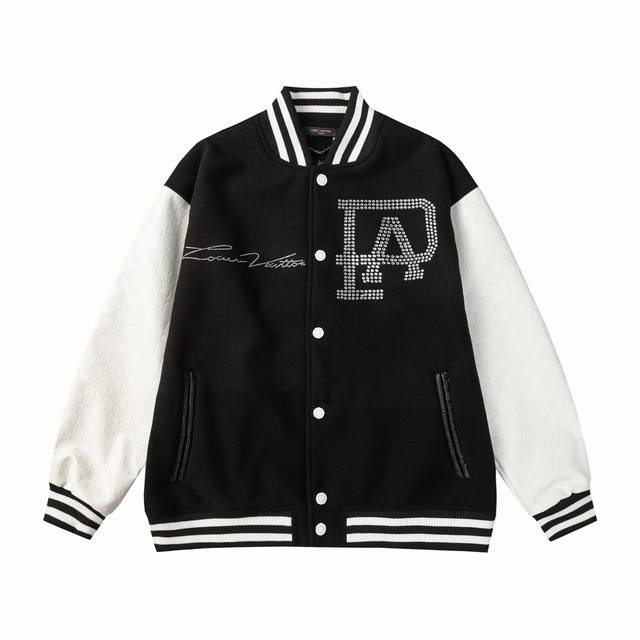 Style No. B168 Lv Classic hot brick cannon ball craft baseball jacket, Bai Jingt