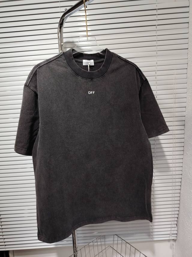 Style number: K1111 Off- White 2025Ss new spring and summer pure cotton 300G dou