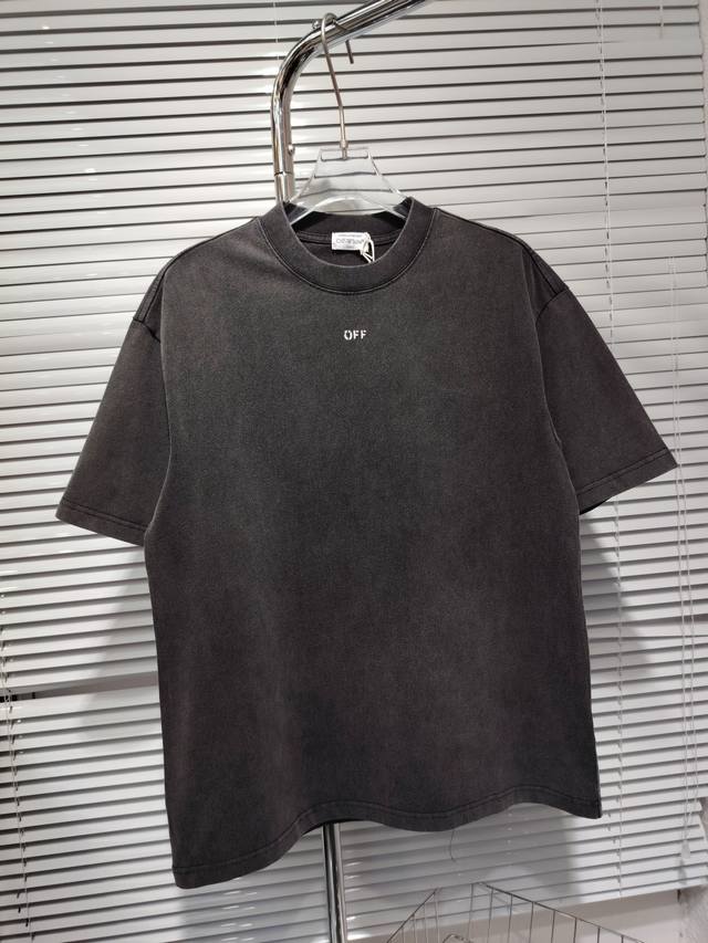 Style number: K5555 Off- White 2025Ss new spring and summer pure cotton 280G dou
