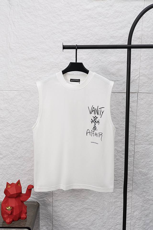 Style No. F046 Chrome Hearts new vest T-shirt The fabric is made of 280g high-qu