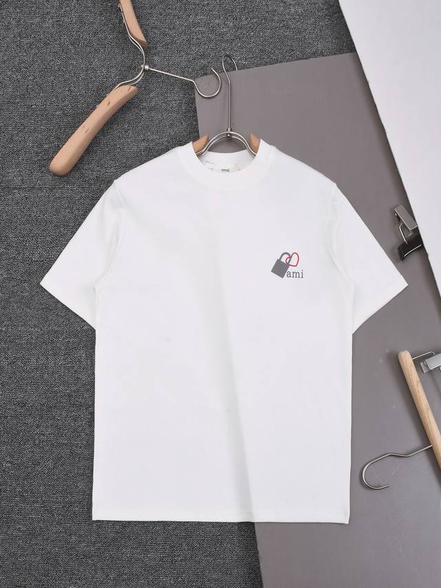 New arrival 2025Ss New Aim laminated T-shirt, simple, stylish and exquisite, com