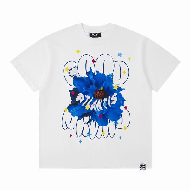 Pure original matching Goodbrand 2025Ss Atlantis blue ocean flower print light l