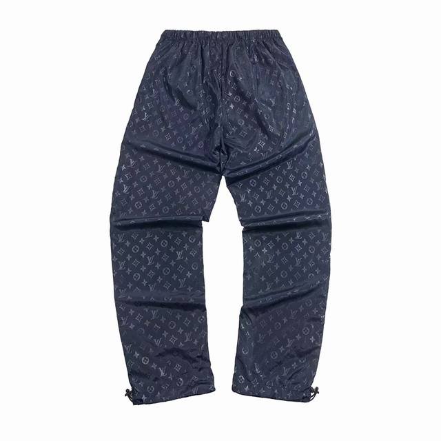 Hot item 1V Classic old flower pattern cuffed pants Custom-made fabric 3000 mete