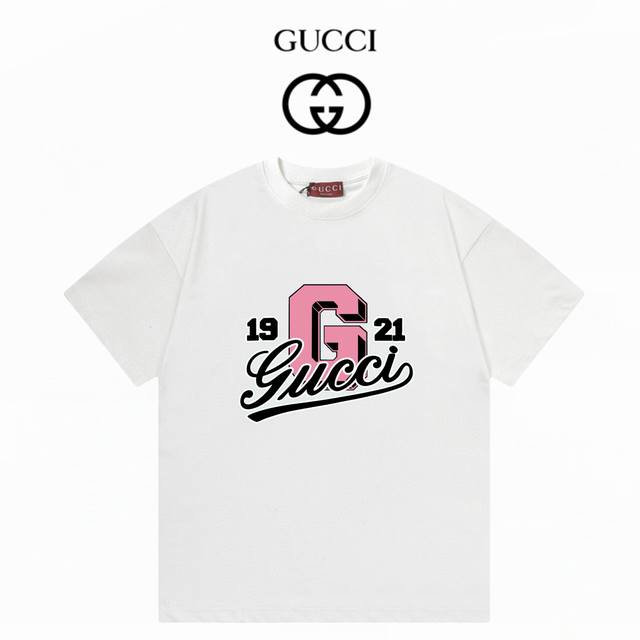 Gucci 25 new 1921 short sleeves Heavy 300g double yarn short sleeves : Black : X