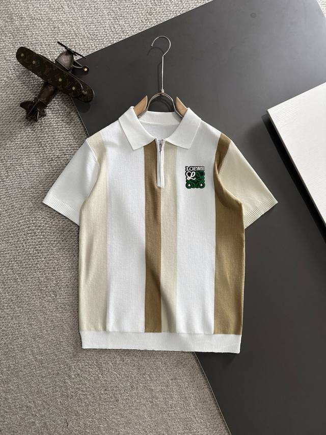 Next-day delivery High-quality Loewe 2025 Spring/Summer new men's lapel short-s