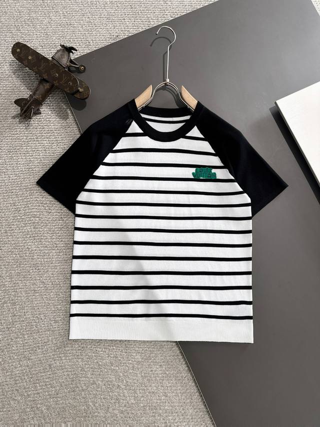 Next-Day Delivery High-Quality Lv 2025 Spring/Summer New Men's Round Neck Short