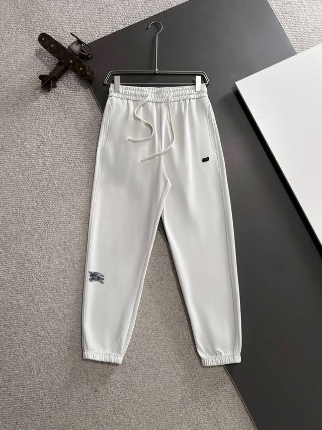 Next-day delivery Burberry 2025 spring and summer new elastic casual pants, thi