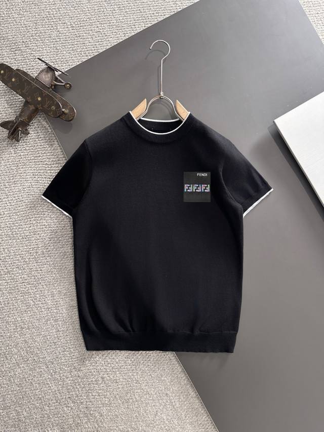 Next-day delivery High-quality Fendi 2025 Spring/Summer new men's round neck sh