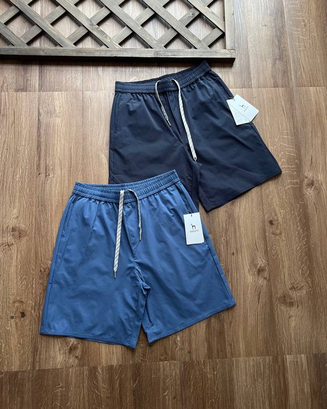 Haggis Hazzys 25Ss Back Pocket Rubber Puppy Casual Commuter Shorts Haggis Offic