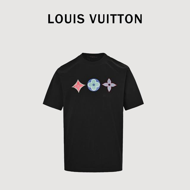 Louis Vuitton Lv old flower three flower print short sleeve T-shirt The three fl