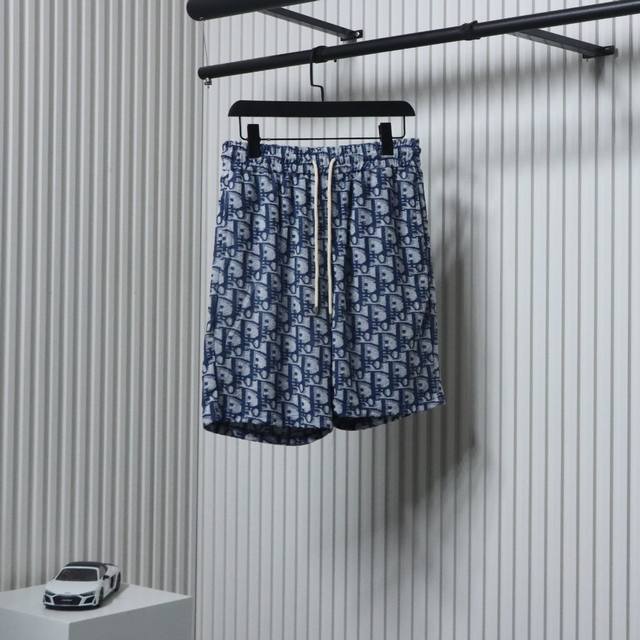 Dior 25Ss full-printed CD monogram jacquard towel shorts. Same style as the Dior