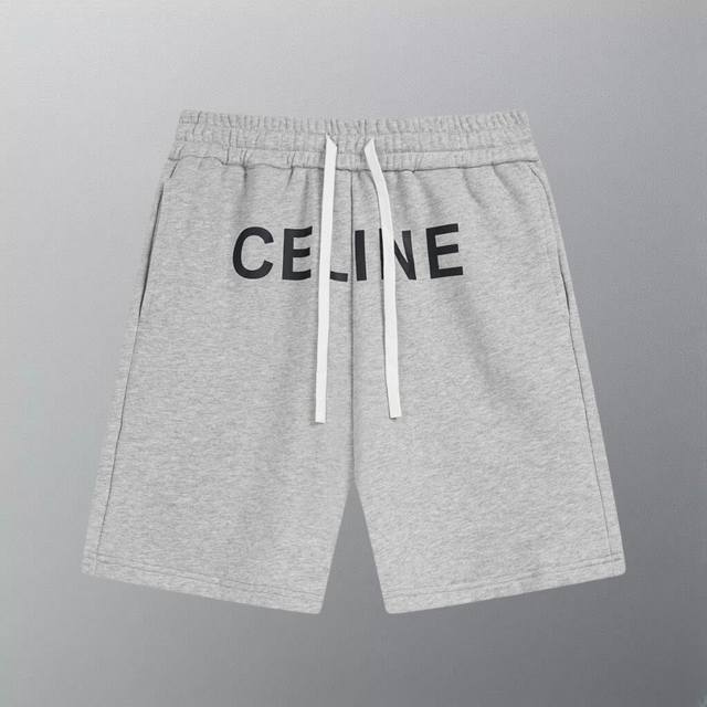 High version Celine's new classic letter shorts are made of high-quality 360G f