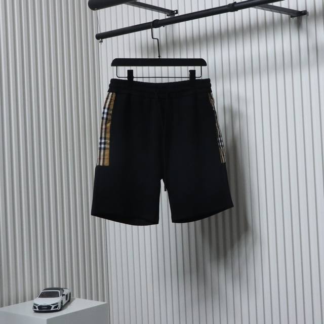 Burberry Burberry classic check patchwork logo pocket shorts 2025 latest casual