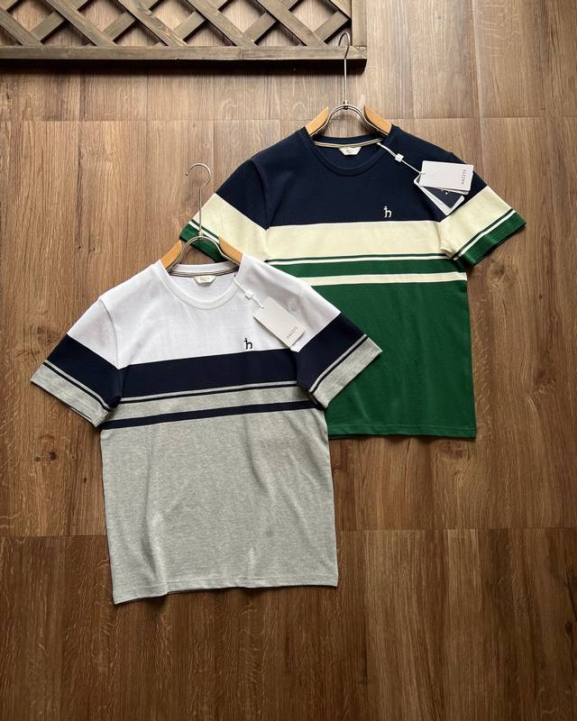The same style as the mall Hazzys 25 Spring and Summer new casual men's striped