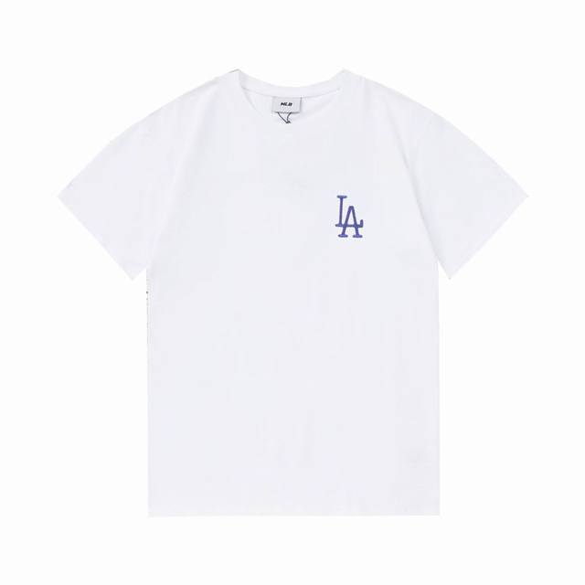 New arrival High version Mlb short-sleeve with cashew nut flower print on the ba