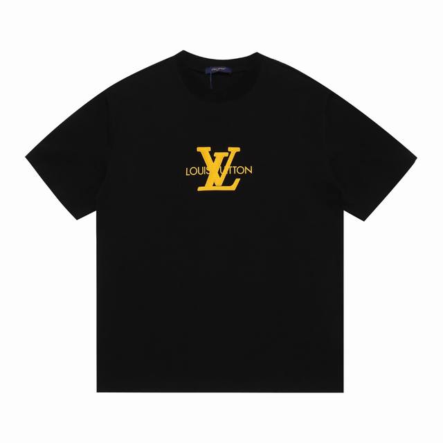 New High version Louis Vuitton short sleeves with silicone three-dimensional co