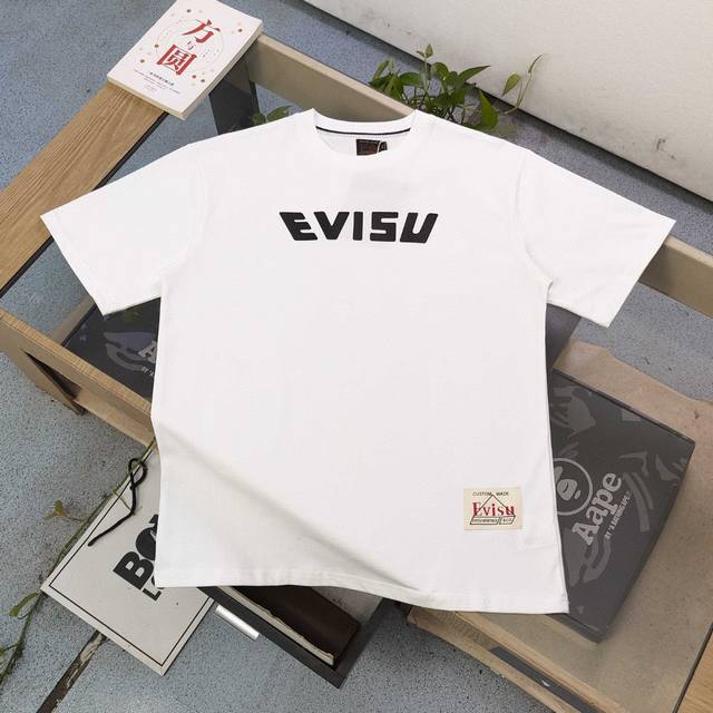 Style number: Ws2479 2025 new Evisu Fushen big M tumbler pattern Logo letter pr