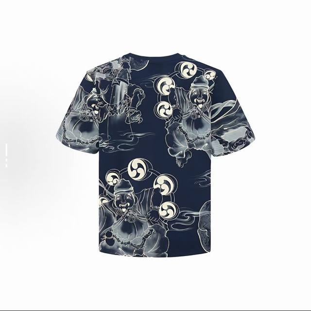 Style number: G2498 Ev Fushen Leigong full direct spray short sleeve T-shirt Ev