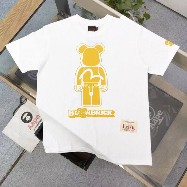 Style number: Ws2454 High version 2025 new Evisu Fushen joint violent bear patt