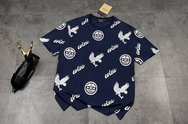 Full-printed heavy-duty high-quality Style number: 2570 Fushen Evisu Eagle Flyin