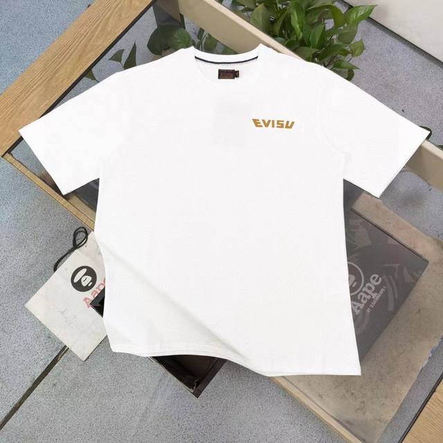 Style number: Ws2448 High version 2025 new Evisu Fushen gold-stamped large M pa