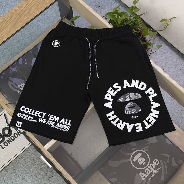 Style number: A887 High version New Aape monkey face circular letter pattern Lo