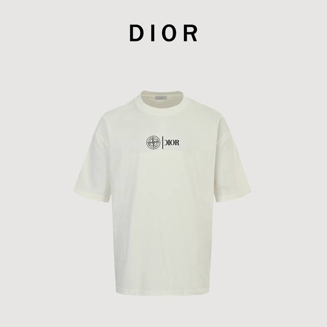 Dior X Stone Island 25Ss Dior Stone Island short-sleeved T-shirt The fabric is m