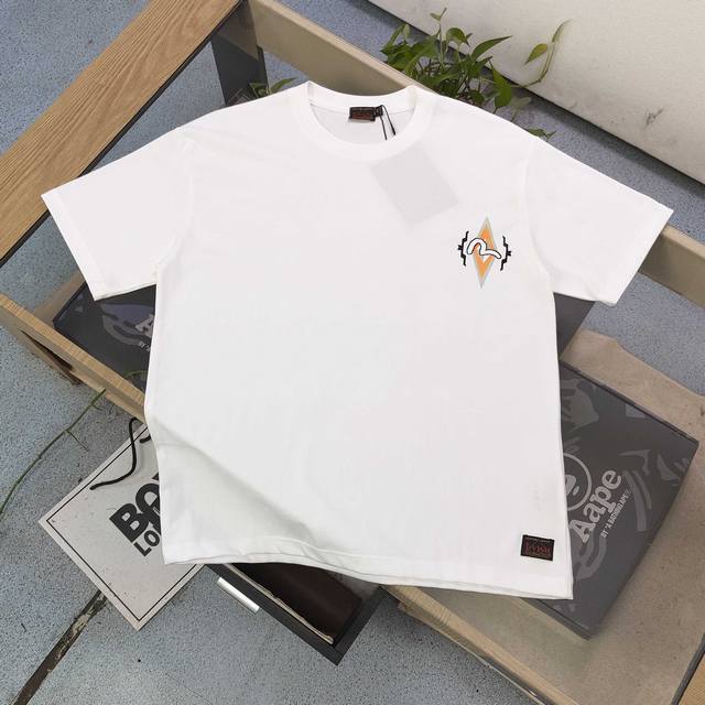Style number: F692 2025 new Evisu Fushen diamond tumbler pattern Logo letter pr