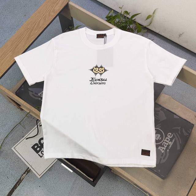 Style number: F691 2025 new Evisu Fushen Qilin pattern Logo letter printing cas