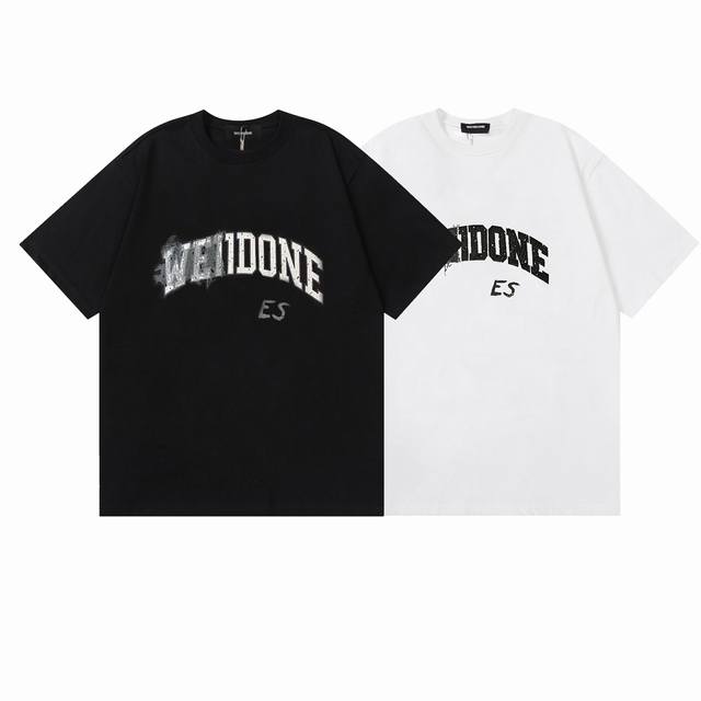 G2620# We11Done -25Ss new Phantom Wave brand printed short-sleeved T-shirt for m
